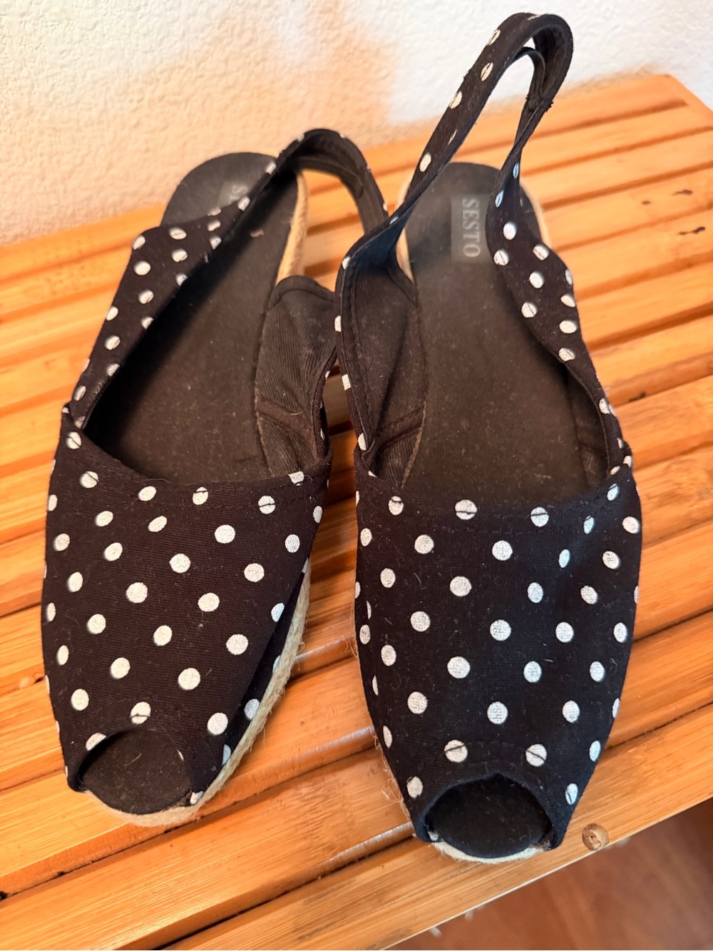 Polka dot sandals